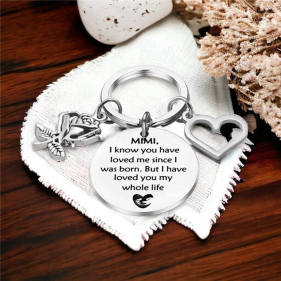 Mimi I Know You Have Loved Me Since I Was Born Keychain | Mimi Grandma Present - Picture 3 of 8